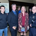 November 4, 2016 - Constable Michael Knorz (far right), of Canadian National Railway, accompanied by