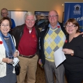 November 4, 2016 - Mary and Harry Preston with Bruce and Eileen Wylie, at Brockville Arts Centre con